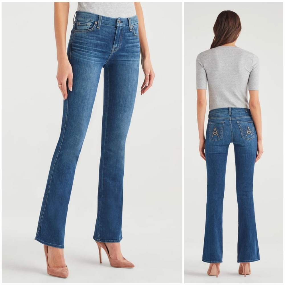 7 For All Mankind "A" Pocket Flare Jeans NEW